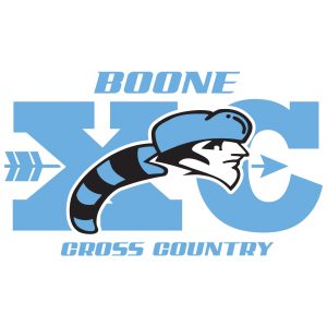 Daniel Boone Cross Country apparel logo design