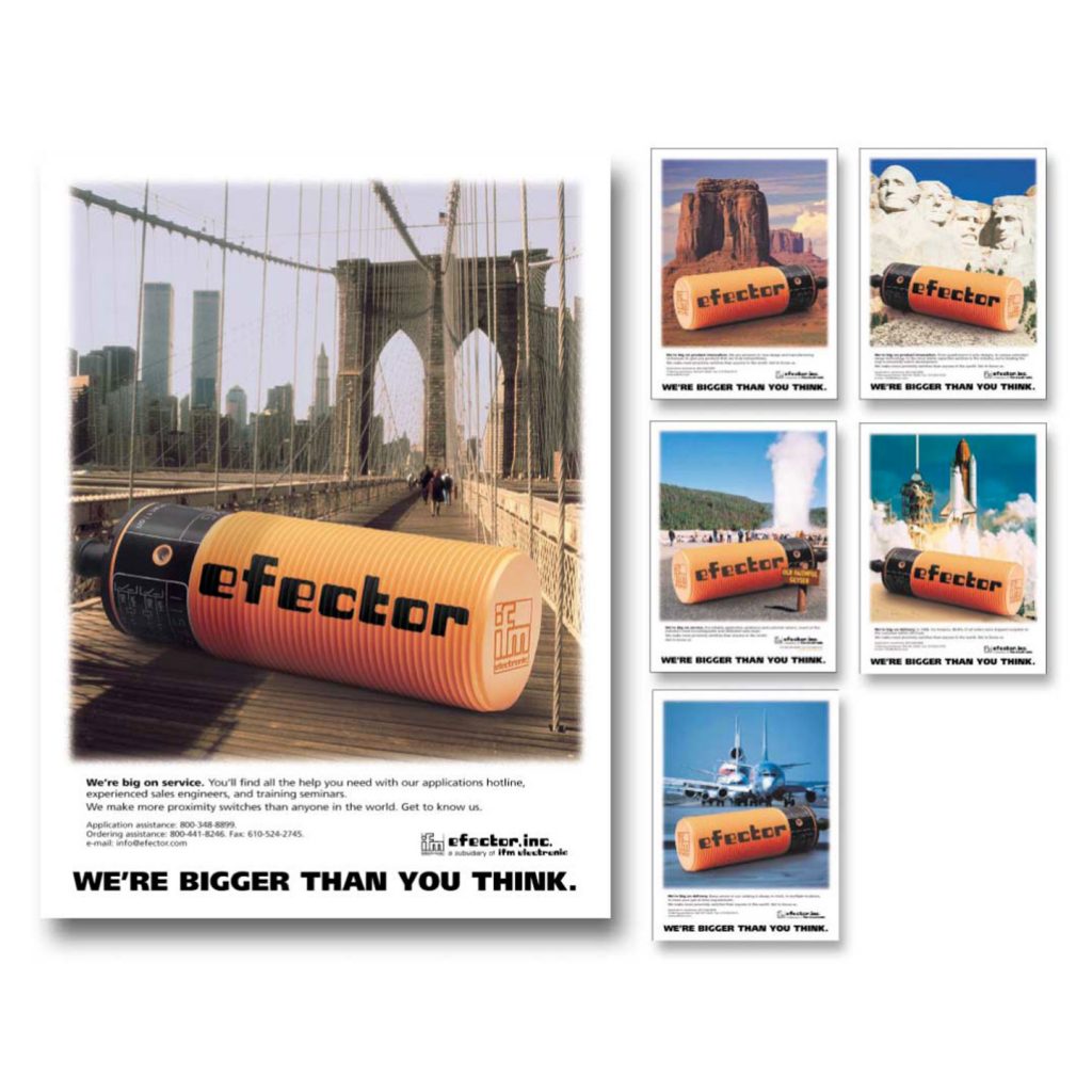 IFM Efector product awareness ad campaign design