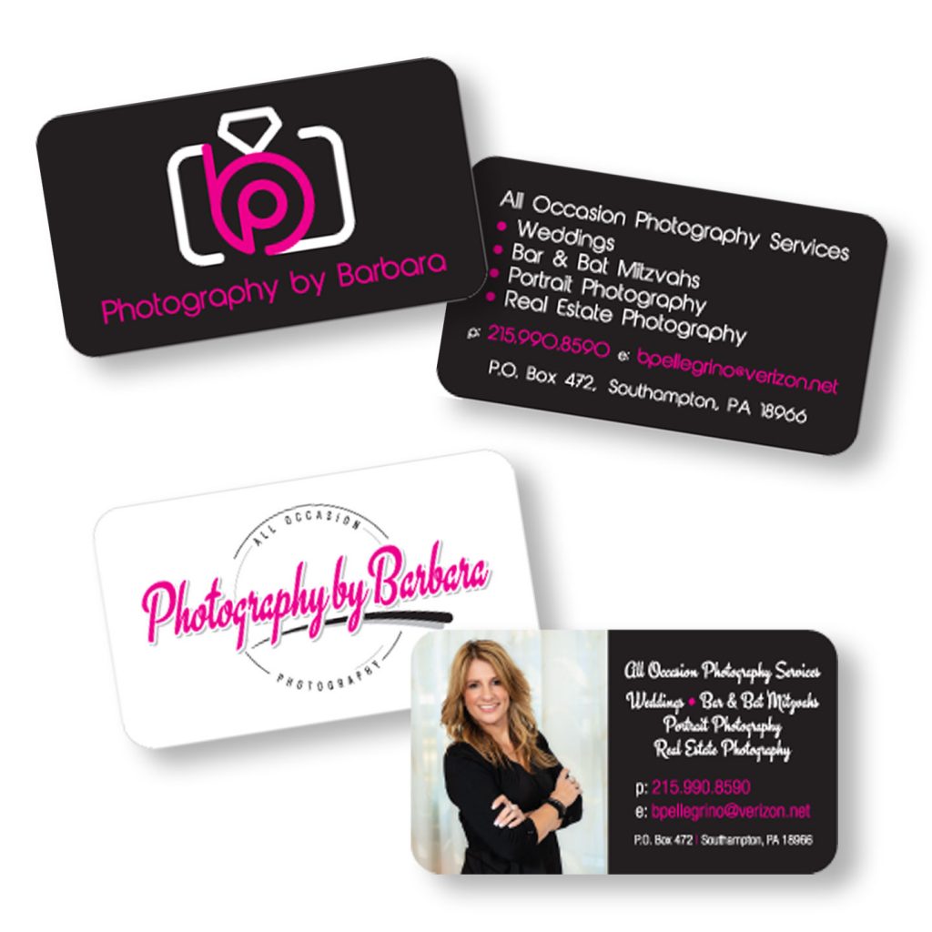 Photography By Barbara business card design